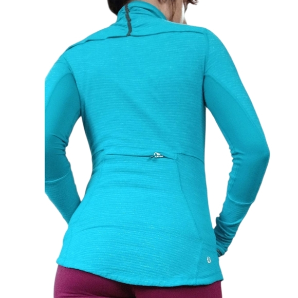 Lululemon Base Runner 1/2 Zip Mini Check Pique Size 4 - Picture 8 of 8